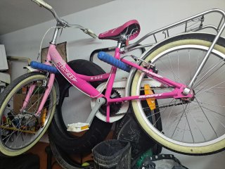 Bicicleta infantil rosa