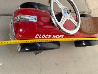 Coche Decoración Vintage Clock Work