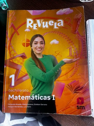 Libro revuela matematicas I bachillerato