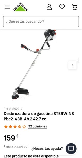 Desbrozadora Sterwins PBC2-43B-AB.22