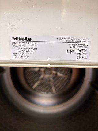 Secadora Miele T 7780 C