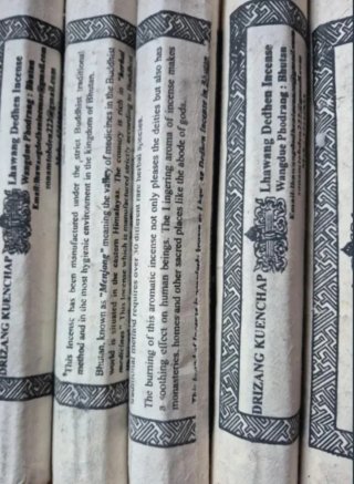 Incienso Drizang Kuenchap Bhutan Natural Medicinal