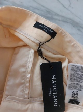 Pantalones Guess Marciano Amarillo Polvo Talla 38