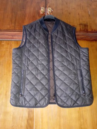 Chaleco Emidio Tucci Negro/Rojo Talla XL