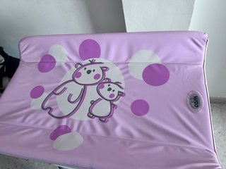Bañera bebé con cambiador acolchado