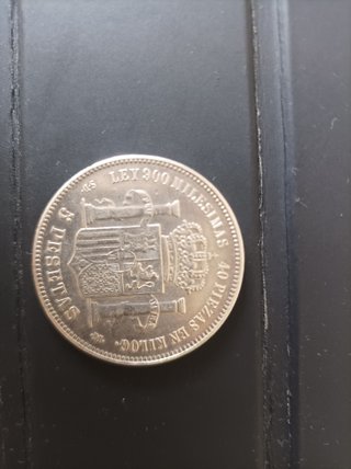 Lote monedas plata 1 duro español