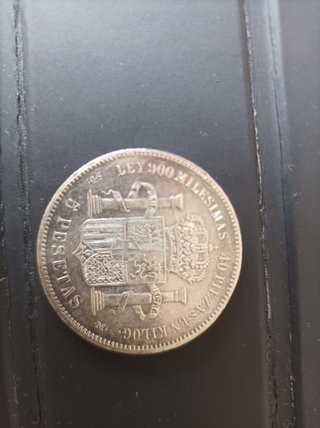 Lote monedas plata 1 duro español