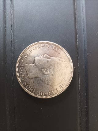 Lote monedas plata 1 duro español