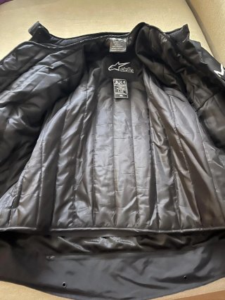 Chaqueta Moto Negra Alpinestars Talla XL Chica