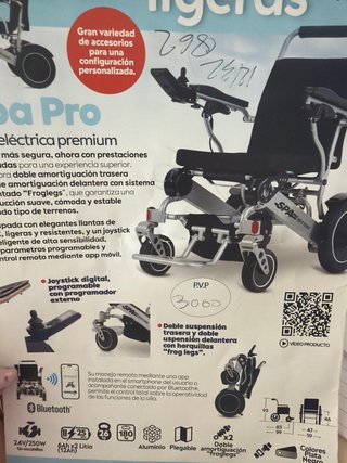 Silla ruedas electrica 2 meses con factura)