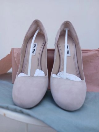 Miu Miu Décolleté Rosa Scamosciate