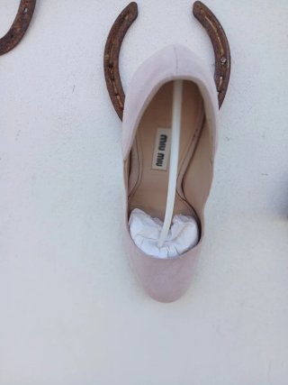 Miu Miu Décolleté Rosa Scamosciate