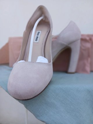Miu Miu Décolleté Rosa Scamosciate