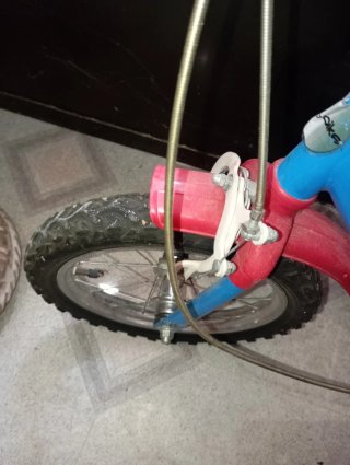 Bicicleta infantil Topbike azul y roja
