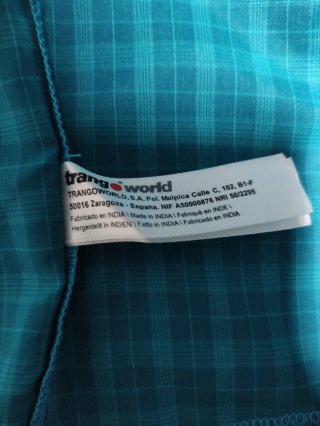 Camisa Trangoworld Hombre Talla S Manga corta Nuev