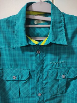 Camisa Trangoworld Hombre Talla S Manga corta Nuev