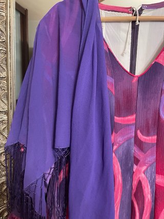Vestido Vitorio y Lucchino Morado y Rosa