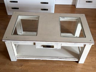 CONJUNTO DE SALÓN BLANCO PROVENZAL