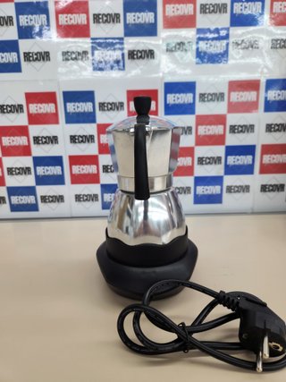 Cafetera, 365W, 3 tazas, Negro, Café Fabricante con Construido-in Temporizador, Bialetti Moka Temporizador