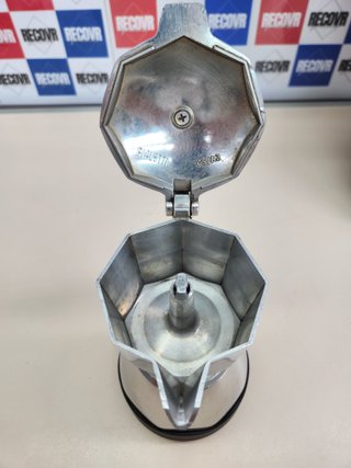 Cafetera, 365W, 3 tazas, Negro, Café Fabricante con Construido-in Temporizador, Bialetti Moka Temporizador