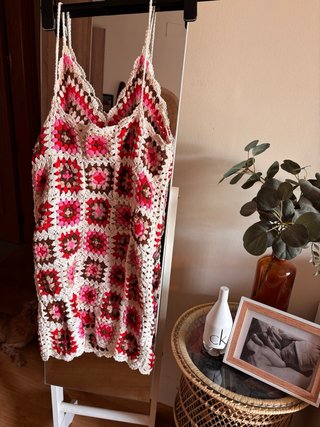 Vestido de crochet