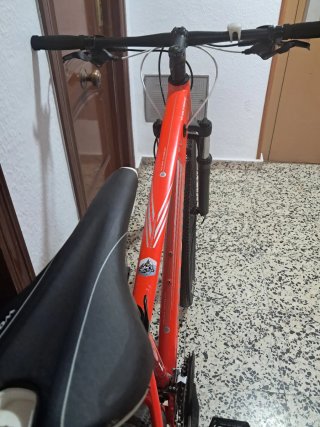 MTB Wolfbike 29 talla L muy ligera Naranja brillo