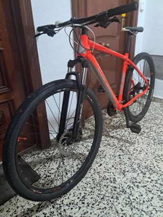 MTB Wolfbike 29 talla L muy ligera Naranja brillo