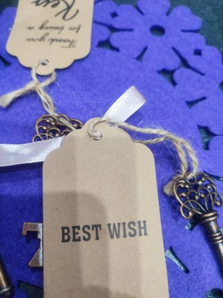 3 apribottiglie a forma di chiave vintage