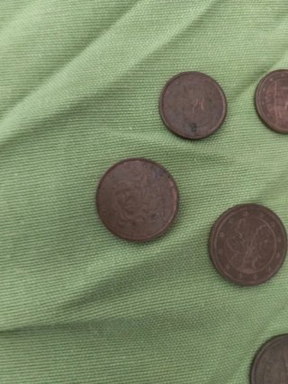 Lote de 8 monedas antiguas