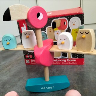 Juego Equilibrio Flamenco Madera Janod