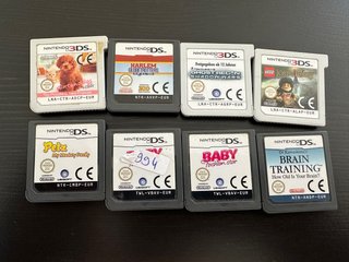 Lote 8 Jogos Nintendo DS/3DS