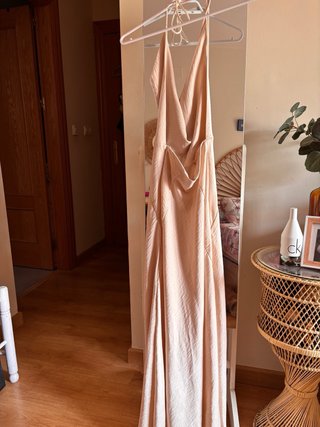 Vestido Fiesta Champán Talla S