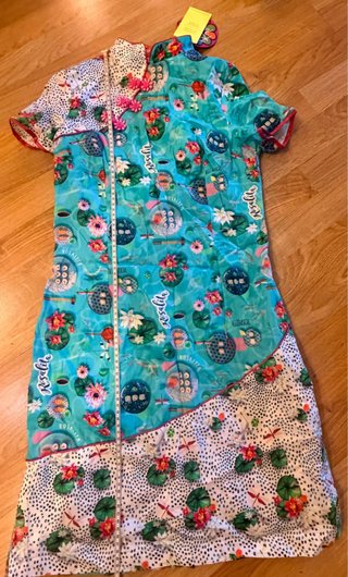 Vestido estilo chino floral