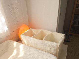 Cambiador bebé y clasificador Zara Home lunas