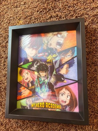Cuadro 3D de My Hero Academia