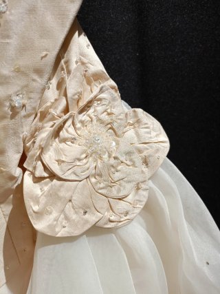 Vestido de Novia Crema Princesa