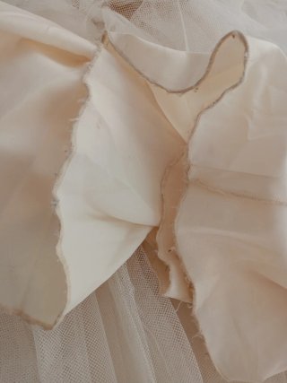 Vestido de Novia Crema Princesa