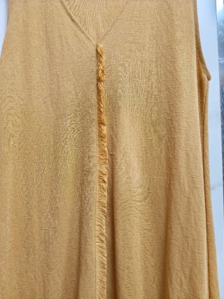 Vestido Sfera Mostaza