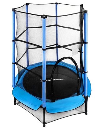 Cama elástica infantil con red de seguridad