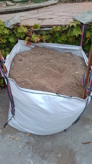 tierra/arena para relleno