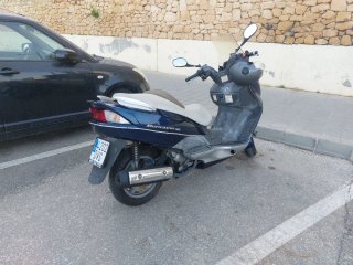 Suzuki Burgman 125 Maxi Scooter Azul/Gris