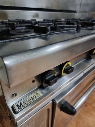 Cocina Industrial Gas Más Bagas 8 Fogones