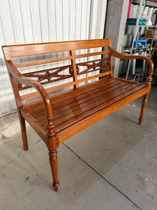 Banco de madera maciza nuevo