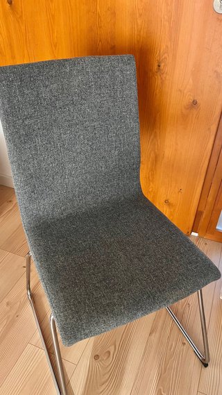 5 Sillas Comedor Ikea Lillanas Grises