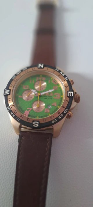 Orologio FILA Polaris Cronografo Verde Oro