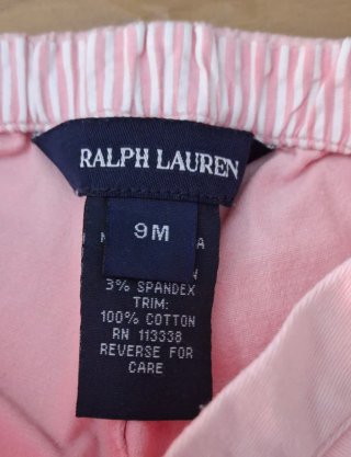 Pantaloncini rosa bimba con risvolto