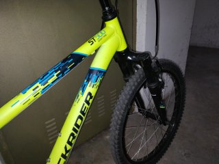 Bicicleta Rockrider 20 Amarillo