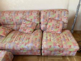 Sofá modular de tela
