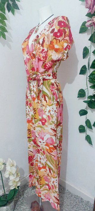 Mono Largo Estampado Floral Talla S