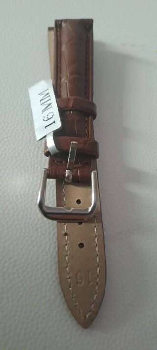 Cinturino in pelle marrone